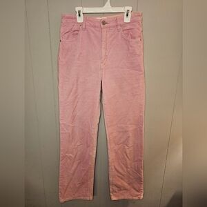 Rollas Original High Rise Straight Magnolia Cord Jeans, Size 28